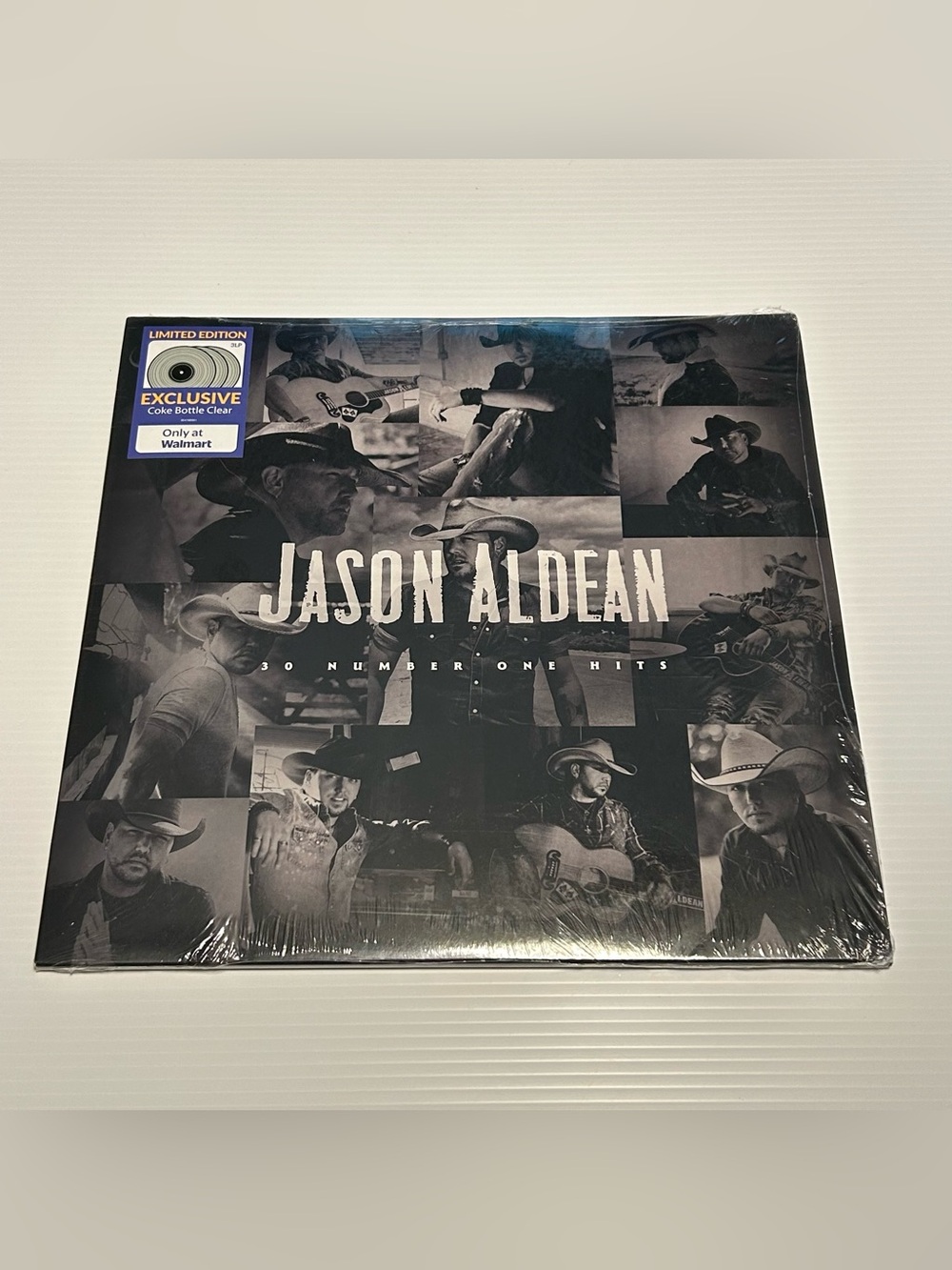 Jason Aldean 30 Number One Hits Vinyl 3 LP Walmart Exclusive Coke Bottle Clear